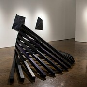 Installation View, Paul Stephen Benjamin, Dark Black, 2024. Courtesy of David Lusk Gallery