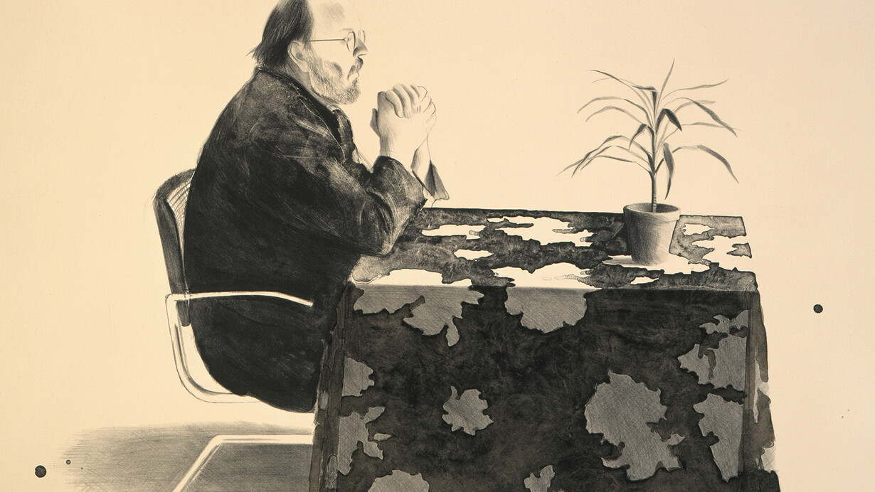 David Hockney, Henry at Table, 1976 © David Hockney