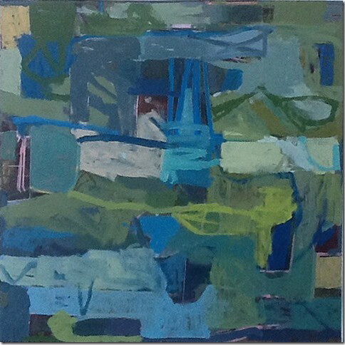 James O'Shea, Untitled 103, oil on canvas, 36 x 36, 2015 (detail)