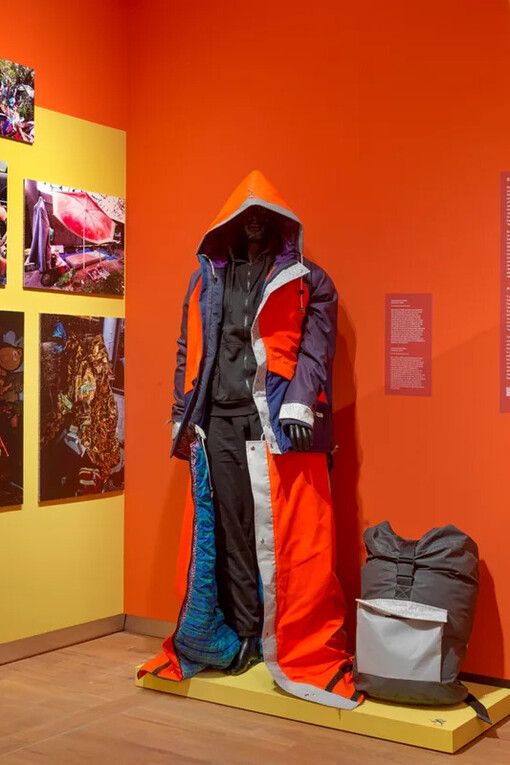Homeless in the city, artwork in exhibition. Courtesy of Amsterdam Museum