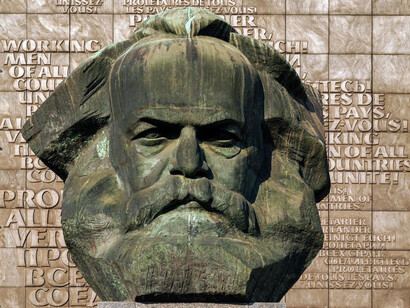 Monument dedicated to Karl Marx in Chemnitz, Germany