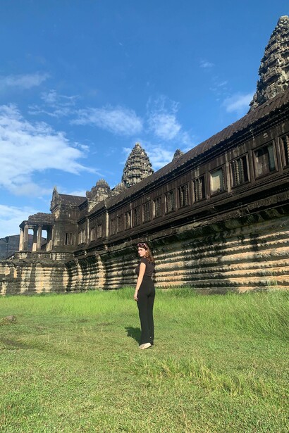 Mura delle rovine di Angkor Wat, Cambogia