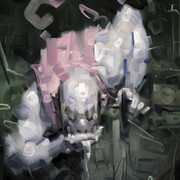 Wainer Vaccari, Sottoriva, dettaglio, 2014, olio su tela, 100 x 80 cm