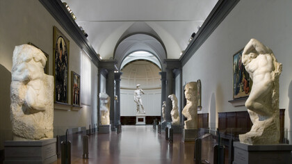 La Galleria dell'Accademia a Firenze, Sala del David di Michelangelo