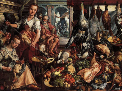 Joachim Beuckelaer, De welvoorziene keuken