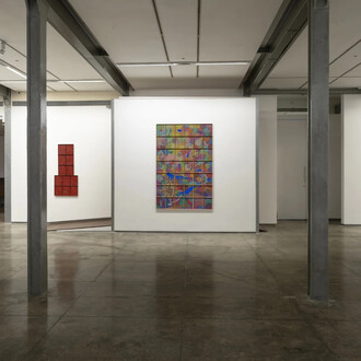 Naresh Kumar, Act of republic, exhibition view. Courtesy of Chemould Prescott Road