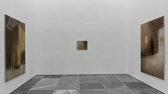 Antonio Montalvo, Siempre, todavía, vista de exhibición. Cortesía de la Galería Espacio Mínimo
