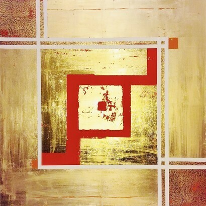 Linea Della Vita, cm 100x100, © Riné Fleuré
