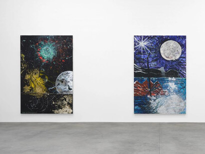 Various artists, California light and space (The 21st century version), exhibition view. Courtesy of David Zwirner Gallery