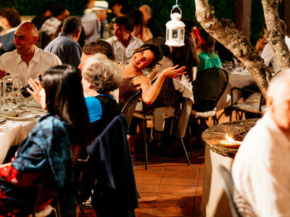 L'ora della cena alla Cortona Week
