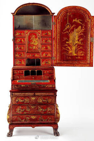 Bureau cabinet, about 1735, Europe. Museum no. W.8:1 to 9-1972. © Victoria and Albert Museum, London
Furniture, room 135, level 6, The Dr. Susan Weber Gallery