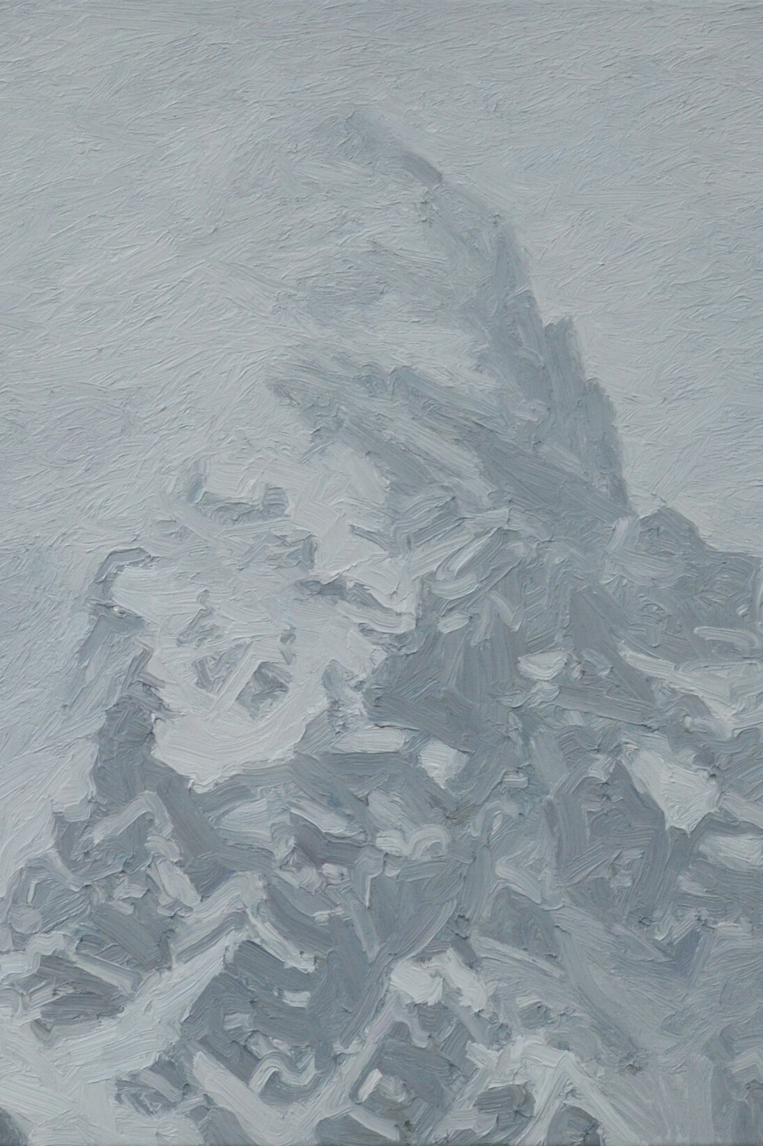 Ralph Fleck, Alpenstück 9.II, 2014, oil on canvas, 80 x 70 cm