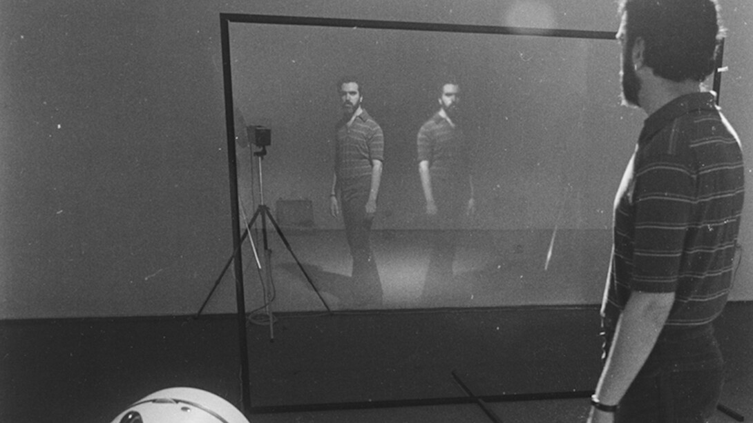 Peter Campus, Video ergo sum. Courtesy of Jeu de Paume