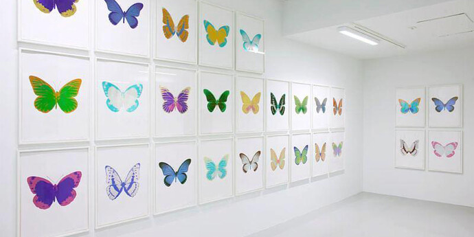 Damien Hirst. Courtesy of Samuel Owen Gallery