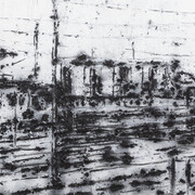 Philippe Cognée, Sans titre (detail), 2024. Courtesy of Templon 