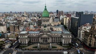 Vista panorámica de la Ciudad Autónoma de Buenos Aires, Argentina