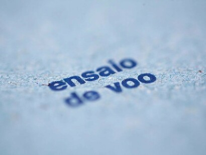O 'Ensaio de Voo' foi publicado pela primorosa Editora Quelônio