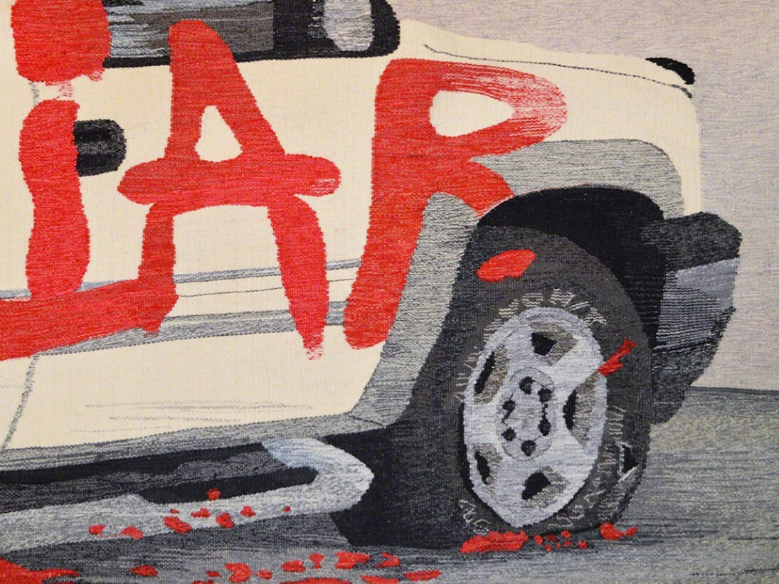 Erin M. Riley, Liar, 2016. Courtesy of Hashimoto Contemporary