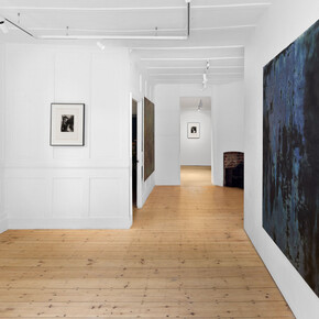 Odilon Redon and Kate Spencer Stewart, Nuit, exhibition view. Courtesy of Emalin Gallery