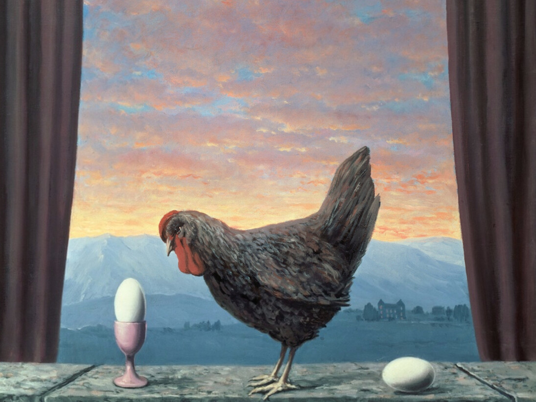 René Magritte, Variante de la tristesse, 1957. Courtesy of Centre Pompidou