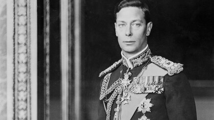 Re Giorgio VI in un ritratto fotografico tra il 1940 e il 1946