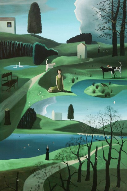 Emilio González Sainz, El lago, 2016. Courtesy of M+B Gallery