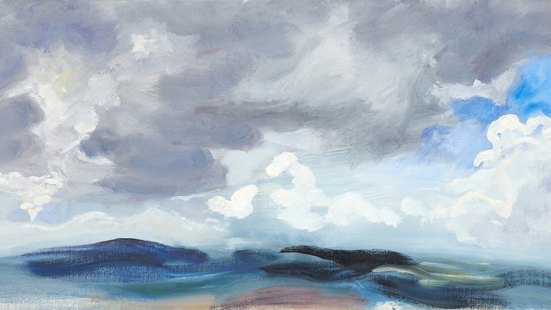 John Hitchens, Downlands Clouds, 1968 ©John Hitchens