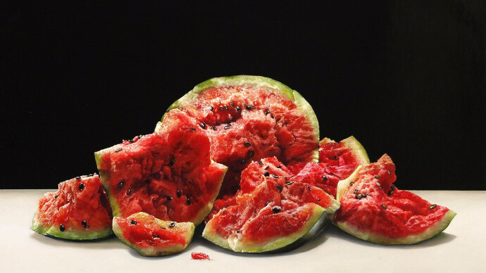 Oil & Water, Exhibition view. Courtesy of Gallery 901