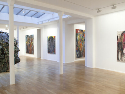 Jim Dine, Exhibition view. Courtesy of galerie Templon