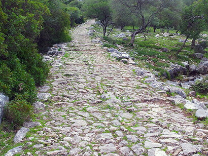 Calzada romana, Ronda, Andalucía, España