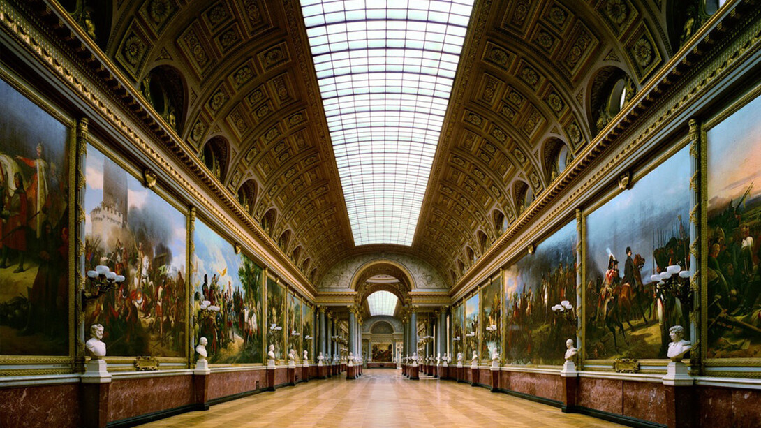 Galerie des Batailles, (148) ANR.02.002, Aile du Midi - 1er Etage, Versailles, 1985. Courtesy of Galerie Edwynn Houk and the artist.