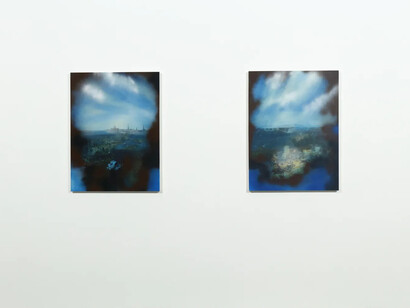 Rush Baker, The structure of ruins, exhibition view. Courtesy of Johnson Lowe Gallery