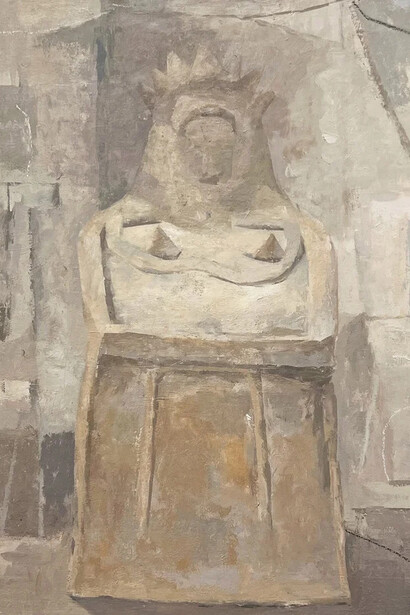 Whiting Tennis, Cycladic figure, 2025. Courtesy of Greg Kucera Gallery