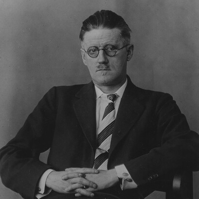 Retrato del escritor James Joyce por Berenice Abbott