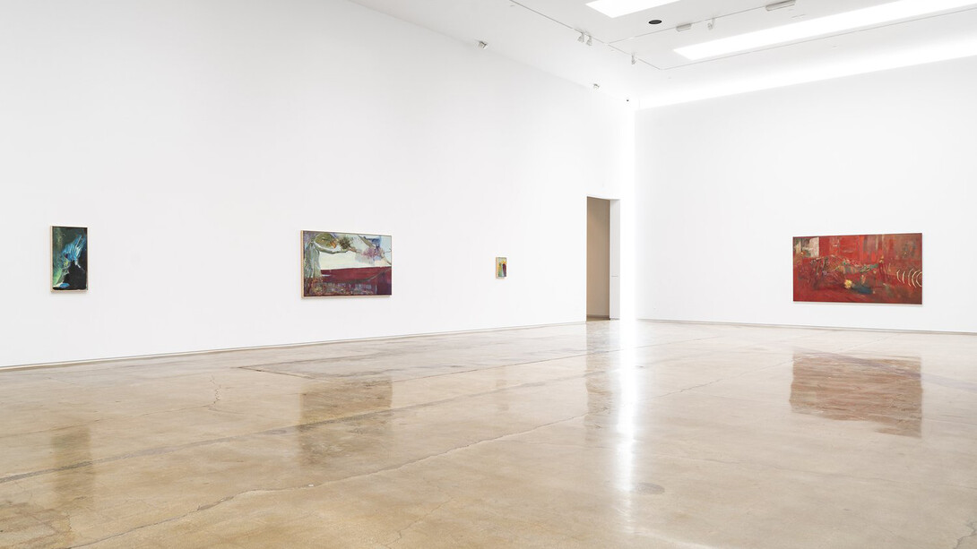 Shiwen Wang, The river returns nothing of what it takes, exhibition view. Courtesy of Michael Kohn Gallery
