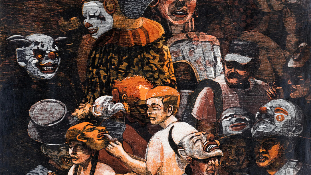 Adrián Arguedas Ruano, El ciego (detail), 2022. Courtesy of Craig Krull Gallery