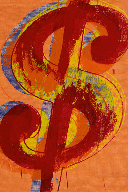 Andy Warhol; Dollar sign, c. 1981