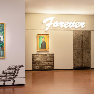 Klimt ⇄ Warhol, ausstellungsansicht. Mit freundlicher genehmigung der Heidi Horten Collection