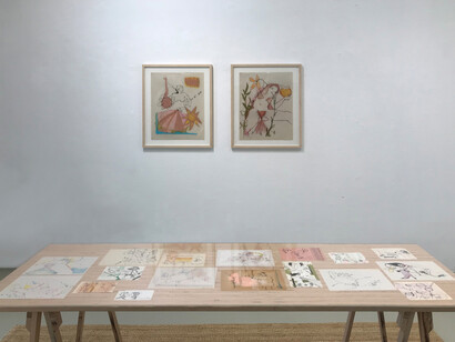 Aaron Rose & Natalie Krim. Courtesy of Circle Culture Gallery
