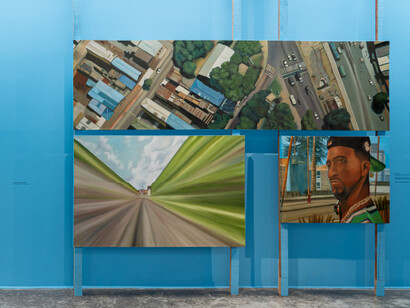 Johan Samboni, Hechizo, vista de exhibición. Cortesía de Galería La Cometa 