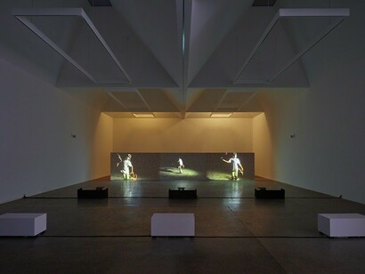 Mother Drum, Exhibition view. Courtesy of Kayne Griffin Corcoran