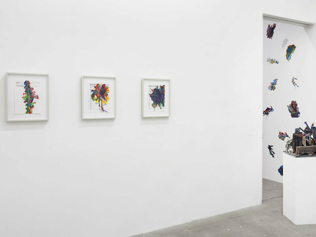 Edi Rama, Exhibition view. Courtesy of Marian Goodman Gallery
