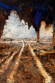 Anselm Kiefer, Walhalla, 2016, Almost redolent of the chaotic, despairing images of Bosch, Kiefer offers a rather terrifying and apocalyptic view of where one might live. For some of course, this vision is a reality on our world right now. Photo © White Cube/Courtesy the artists 2016
