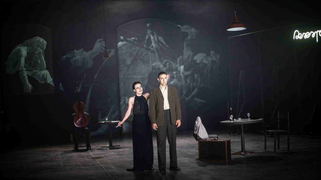 The aesthetics of resistance, view of the performance. Courtesy of Théâtre de l'Odéon