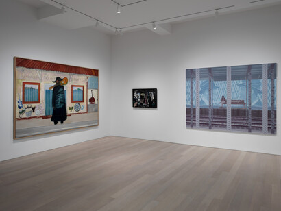 Various artists, The street, exhibition view. Courtesy of Gagosian
