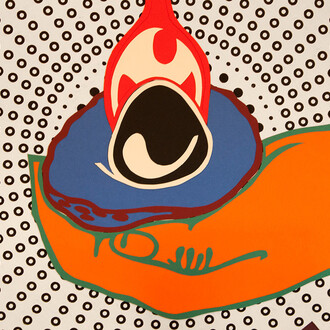 Victoria Kovalenko, 'Avocado N1', detail, Colour paper, watercolour paper, acrylic, cardboard, 60 x 84 cm