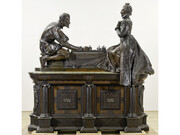 Sir William Reynolds-Stephens, A Royal Game 1906-11, Bronze, wood and stone © Tate, Presented by the Trustees of the Chantrey Bequest 1911