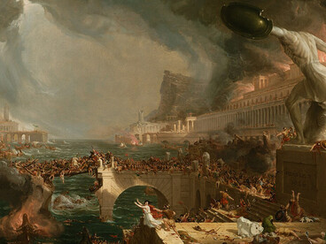 Cole Thomas The Course of Empire Destruction 1836