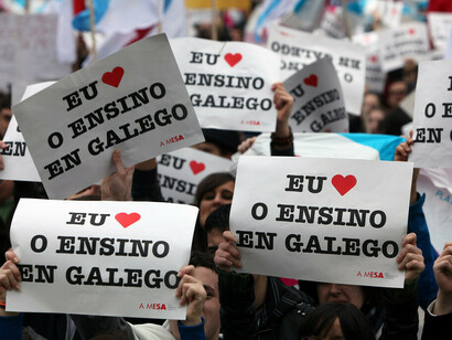 El decreto «del plurilingüismo» suscitó el rechazo de buena parte de la sociedad gallega, pero el Gobierno autonómico no se dio por enterado