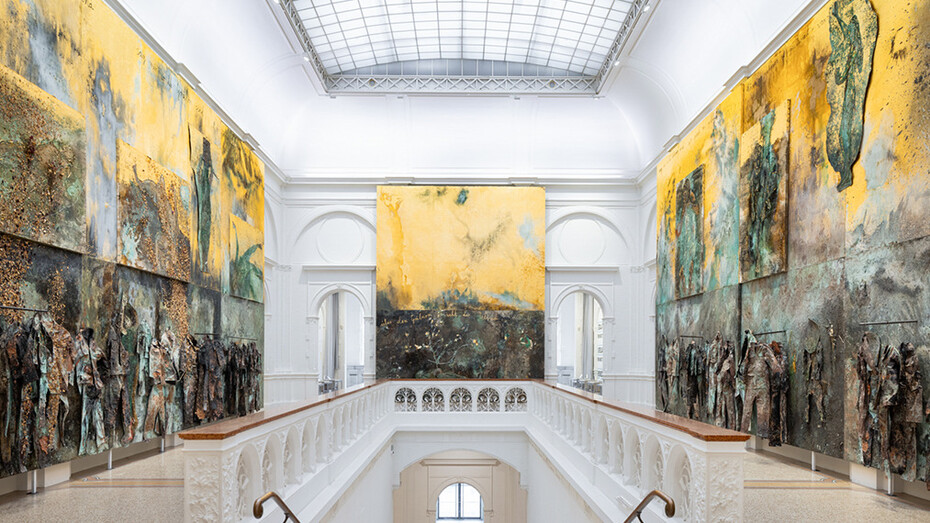 Anselm Kiefer, Sag mir wo die blumen sind, exhibition view. Courtesy of Stedelijk Museum